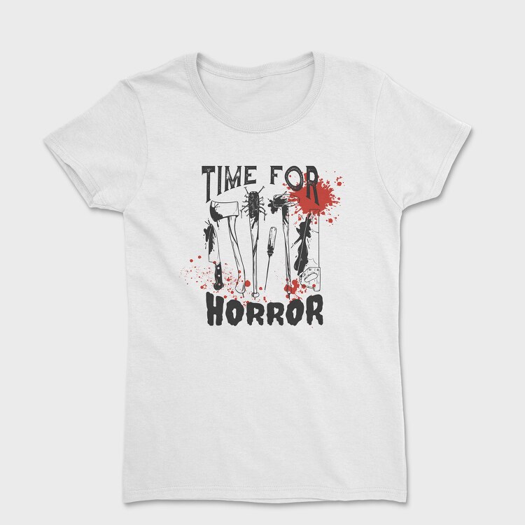Time for Horror Halloween, Women's T-Shirt