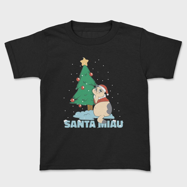 Chistmas Cat, Kids' T-Shirt