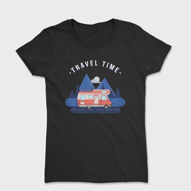 Travel Time Camper, Women's T-Shirt