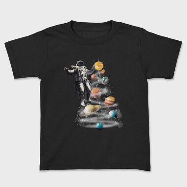 Astronaut Planets Christmas Tree, Kids' T-Shirt
