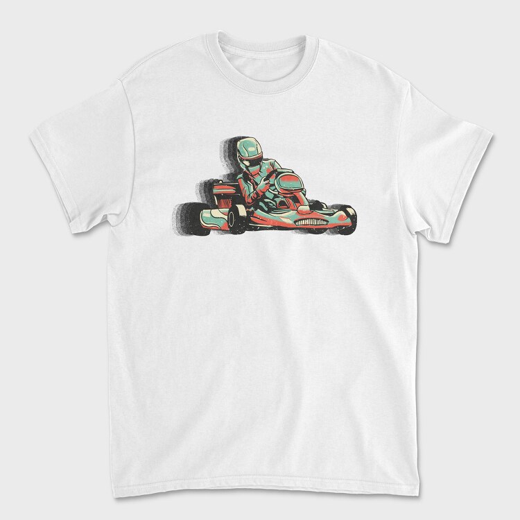 Fast Moving Kart, Unisex Men's T-Shirt