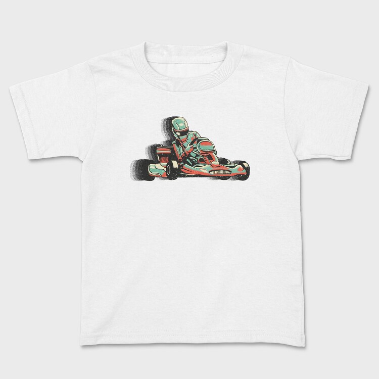 Fast Moving Kart, Kids' T-Shirt