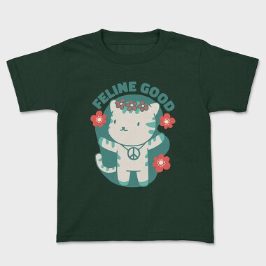 Kids' T-Shirt, Feline Good