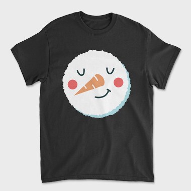 Christmas Snowman Faces 10, Unisex Men's T-Shirt