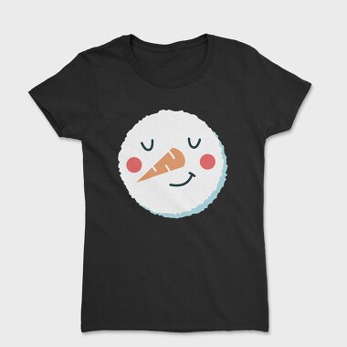 Christmas Snowman Faces 10, Women's T-Shirt