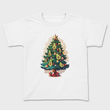 Avocado Christmas, Kids' T-Shirt