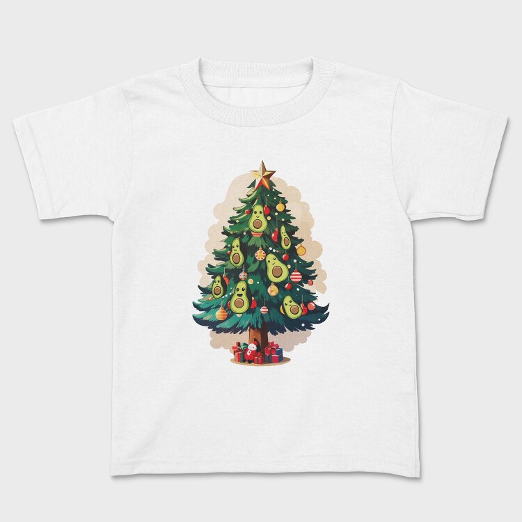 Avocado Christmas, Kids' T-Shirt