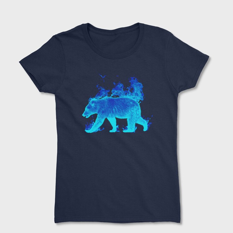 Fire Bear, Women's T-Shirt