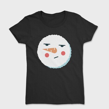 Christmas Snowman Faces 9, Women's T-Shirt