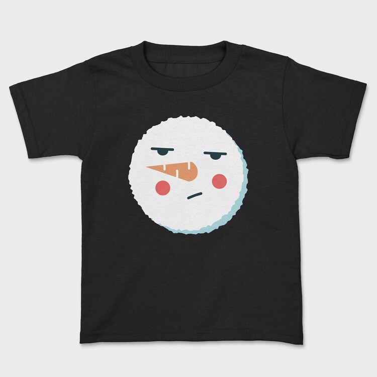 Christmas Snowman Faces 9, Kids' T-Shirt