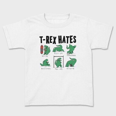 Trex Hates, Kids' T-Shirt