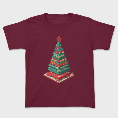 Christmas Tree Boardgames Meeple, Kids' T-Shirt