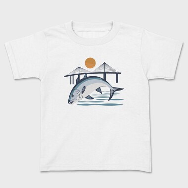 Fish Illustration 3, Kids' T-Shirt