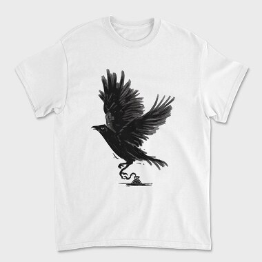 Ink Crow, Unisex Men's T-Shirt