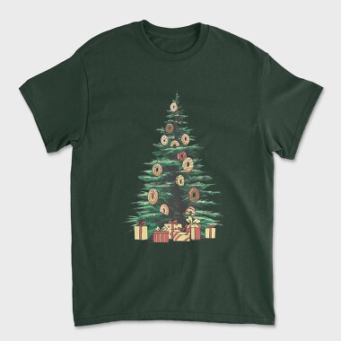 Christmas Tree Donuts, Unisex Men's T-Shirt