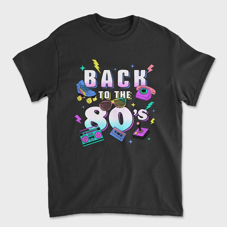 Back to the 80 S, Unisex Men's T-Shirt