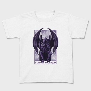 Chtulu Throne, Kids' T-Shirt