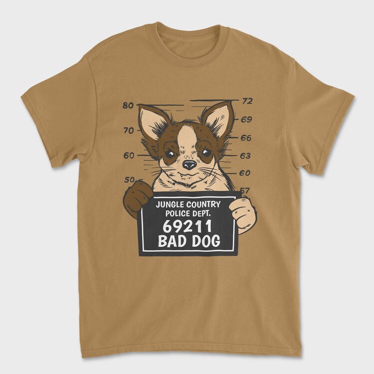 Bad Dog 2, Unisex Men's T-Shirt
