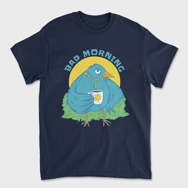 Bad Mornings Bird, Unisex Men's T-Shirt