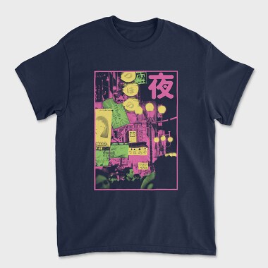 City Halftone, Unisex Men's T-Shirt