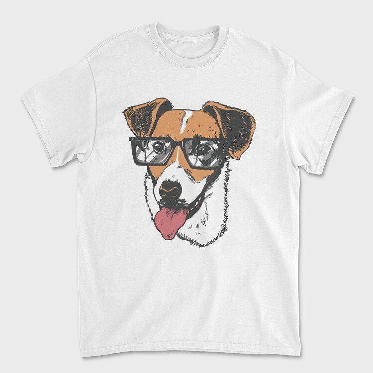 Jack Russell Terrier Sunglasses, Унисекс Мъжка Тениска