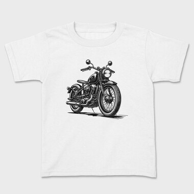 Classic Motorcycle, Kids' T-Shirt