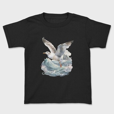 Flying Seagull 1, Kids' T-Shirt