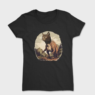 Tyrannosaurus Cat, Women's T-Shirt