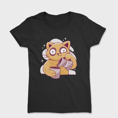 Coffee Cat, Women's T-Shirt