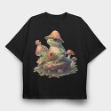 Japanese Traditional Landscape, Unisex Men's T-Shirt