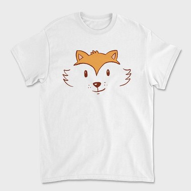 Fox Face, Unisex Men's T-Shirt
