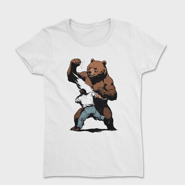 Bear Figth, Women's T-Shirt