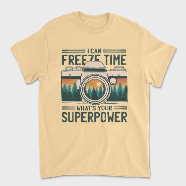 Freeze Time, Unisex Men's T-Shirt