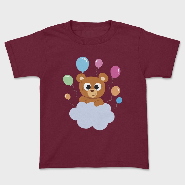 Bear on the Cloud, Kids' T-Shirt