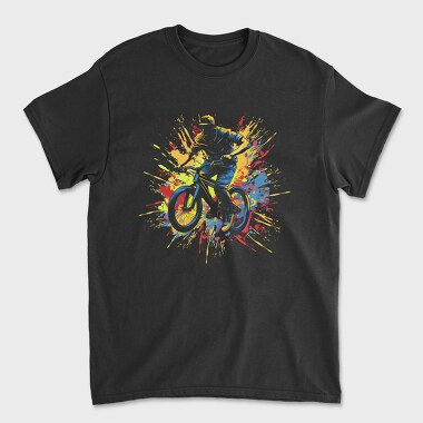 Colorful Bmx, Unisex Men's T-Shirt