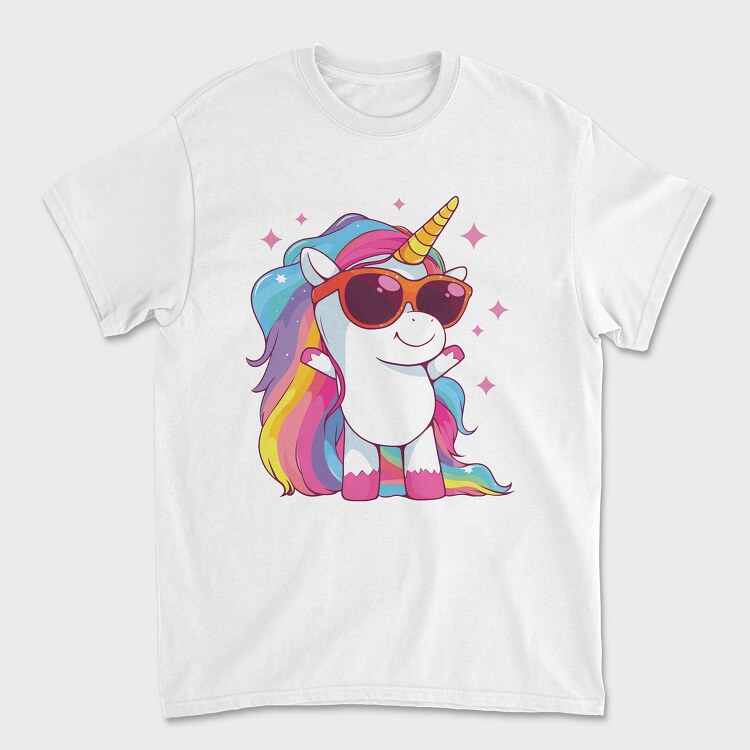 Unicorn Sunglasses, Unisex Men's T-Shirt