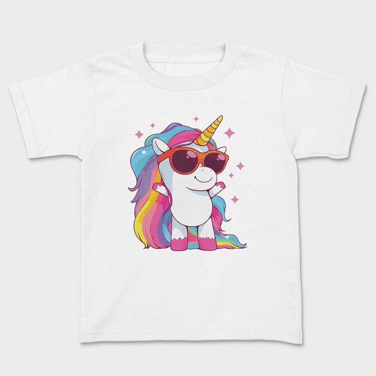 Unicorn Sunglasses, Kids' T-Shirt