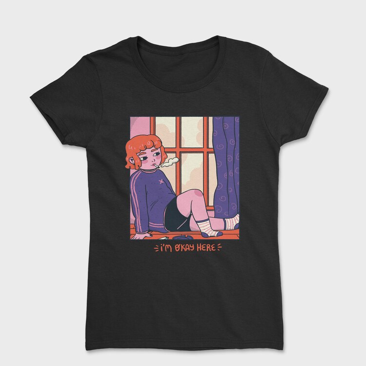 Comfy Chill Girl 4, Women's T-Shirt