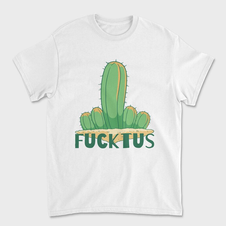 Fucktus, Унисекс Мъжка Тениска