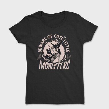Beware of Cute Little Monsters, Women's T-Shirt