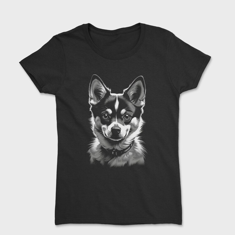 Kleekai Dog Monochrome, Women's T-Shirt