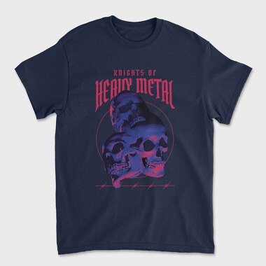 Knights of Heavy Metal, Unisex Men's T-Shirt