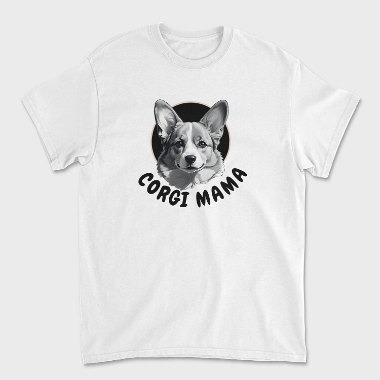 Corgi Mama, Unisex Men's T-Shirt