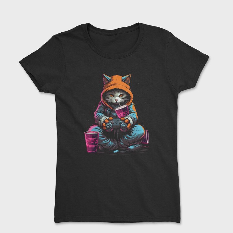 Gamer Cat, Дамска Тениска