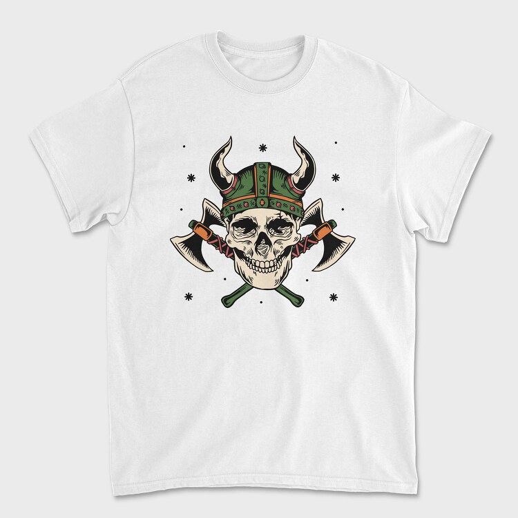 Viking Skull Axe, Unisex Men's T-Shirt