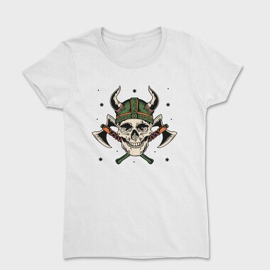 Viking Skull Axe, Women's T-Shirt