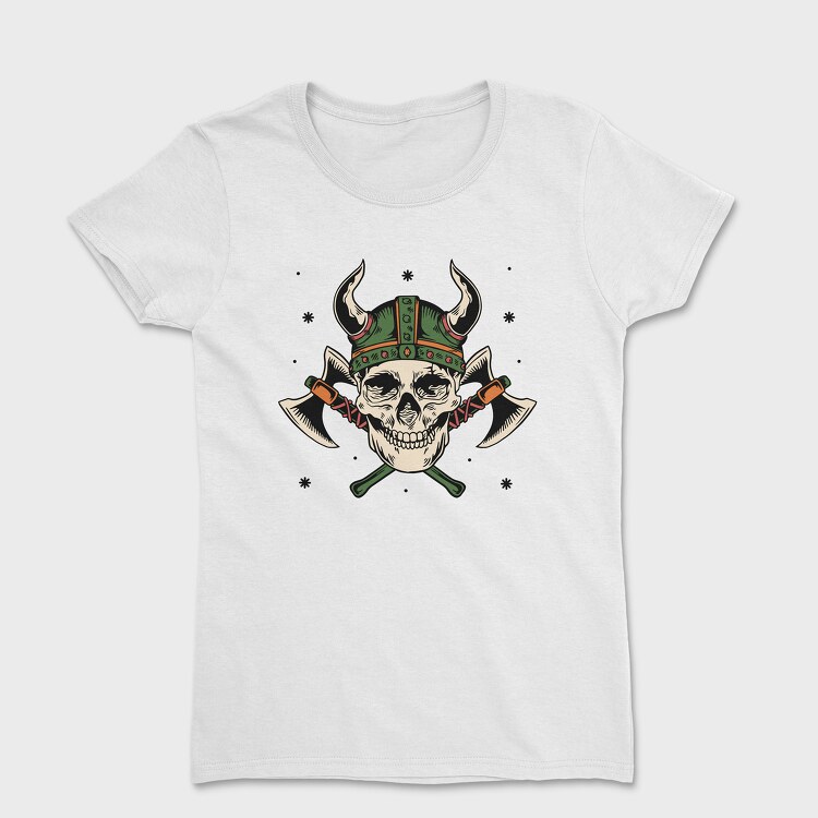 Viking Skull Axe, Women's T-Shirt
