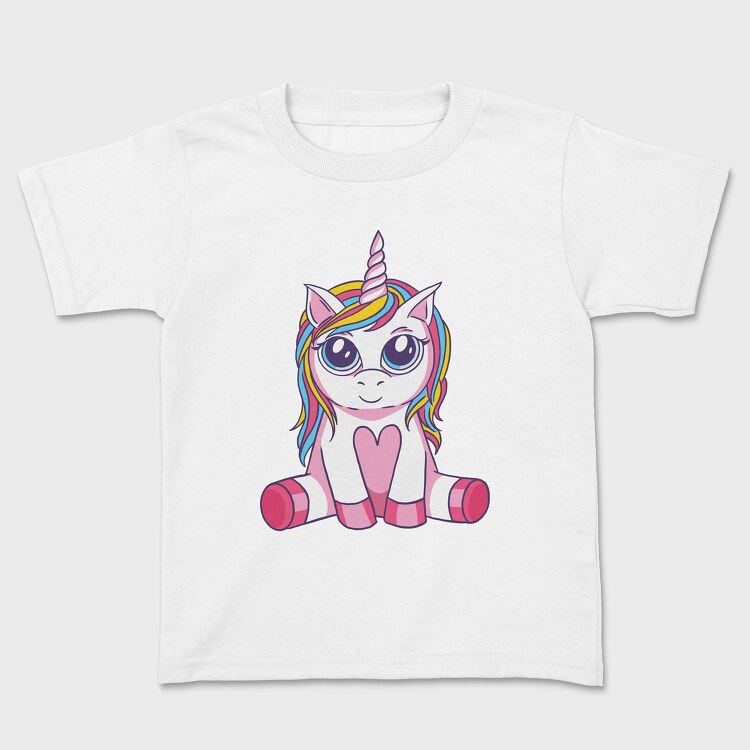 Big Eyes Unicorn, Kids' T-Shirt