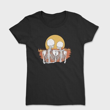 Skeletons Love Sunset, Women's T-Shirt