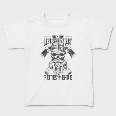 Skull Axes, Kids' T-Shirt